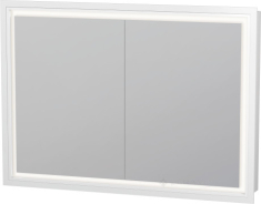 шкафчик зеркальный Duravit L-Cube 100x15,4x70 белый (LC765200000)