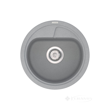 Кухонна мийка Vankor Polo 45x45 gray + сифон (PMR 01.45)