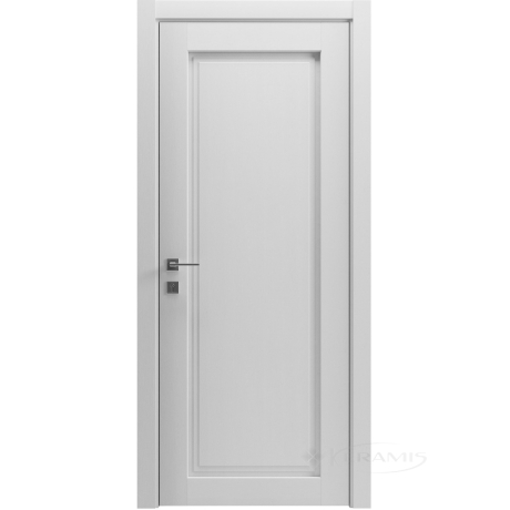 Дверное полотно Rodos Style 1 900 мм, глухое, каштан белый