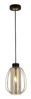 підвісний світильник Blitz Loft, чорний, золотий (1545-31)