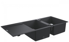 кухонная мойка Grohe Sink K500 116x50 2 чаши, черная (31647AP0)