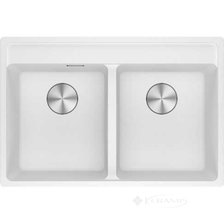 Кухонна мийка Franke Maris mrg 620 TL 76х51 білий, 2 чаші (114.0661.785)