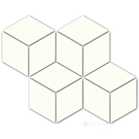 мозаїка Paradyz Uniwersalna prasowana 20,4x23,8 bianco romb hexagon