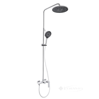 душевая система Qtap Slavonice на 2 потребителя, хром (QTSLA110CRM45912)