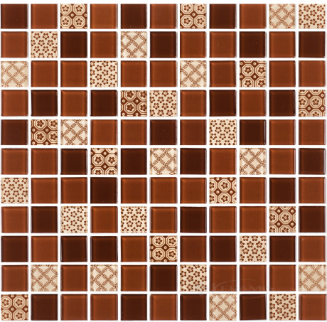 Мозаїка Kotto Keramika GM 4054 C3 Brown d /Brown m /Structure 30х30