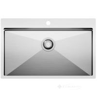 кухонная мойка Aquasanita Luna 79x50,5x20 сатин (LUN100M)