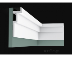 карниз Orac Decor 6,1x18,5x200 см белый (C396)