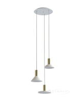 светильник потолочный Nowodvorski Hermanos III white/solid brass (8031)