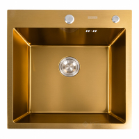 кухонна мийка Platinum Handmade 50х50х22 золото (SP000028082)