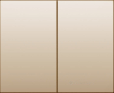 лицевая панель Legrand Galea Life для выключателя 2 пост., titanium (771412)