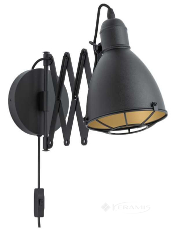 Бра Eglo Treburley, чорний, золотий (43184)