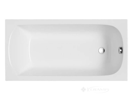 Ванна акрилова Polimat Classic Slim 160x70 з ніжками, біла (00290)