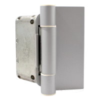 петля дверная штирьова регульована AGB E040022041 R4, сатин хром