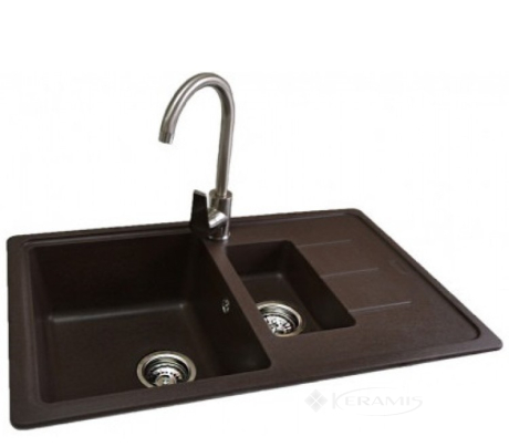 Кухонна мийка Bretta Bretta 78x50 коричнева
