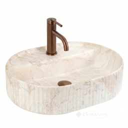 умывальник Rea Marcela Saturn 50x36 матовый, бежевый (REA-U3515) (умывальник Rea Marcela Saturn 50x36 матовый, бежевый (REA-U3515))