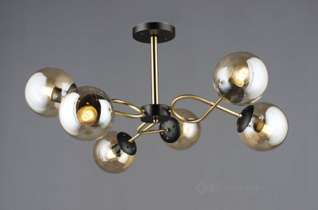 Люстра Valeso A4419/6 медь + черный (SP000045907)