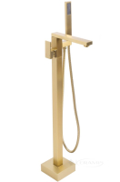 змішувач для ванни Rea Tery окремостоящий, gold brush (REA-B5307)