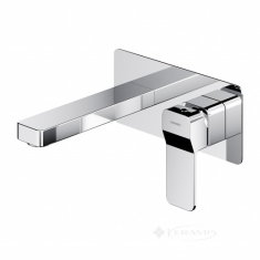 змішувач для умивальника Omnires Slide прихованого монтажу, chrome (SL7715CR)