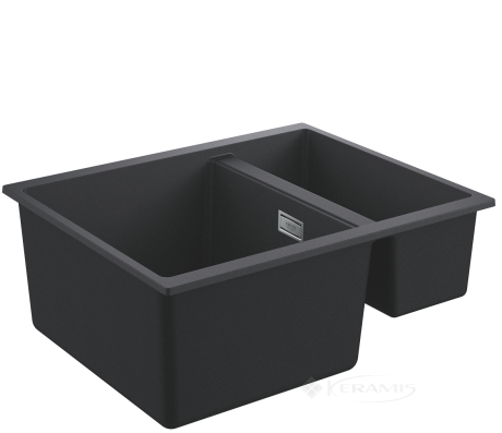 Кухонная мойка Grohe Sink K500 55,5x46 2 чаши, черная (31648AP0)