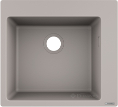 кухонна мийка Hansgrohe S510-F450 BG 56x51x20,5 сірий бетон (43312380)