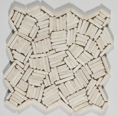 мозаїка Imso Ceramiche Palladiana 30х30 cassettone bianco