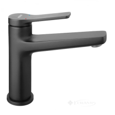 смеситель для умывальника Ferro Stratos черный (BSC2BL)