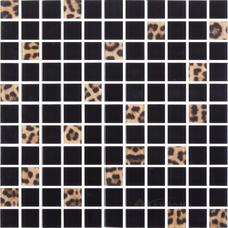 Мозаїка Kotto Keramika GMP 0825042 С2 print 41 /black 30x30