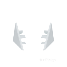 накладки для декоративных планок Qtap Water cover для поддона и ванны, белый (WATCOVSET02)