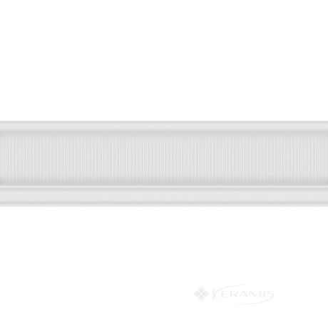 Фриз Интеркерама Arabesco 6x23 узкий белый (БУ 131 061)