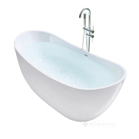 ванна акрилова Rea Ferrano 170x80 + сифон + пробка click/clack (REA-W0106)