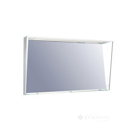 Шафка дзеркальна Fancy Marble Mc-Cyprus 125x67x12 білий