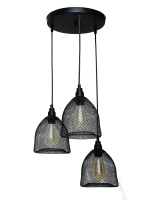 светильник подвесной Levistella (707P144F-3 BK (300)) стиль лофт