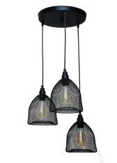 светильник подвесной Levistella (707P144F-3 BK (300)) стиль лофт