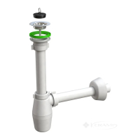 сифон для умывальника Imprese Bilovec 32x215 мм сливная трубка, хром (d12601411S)