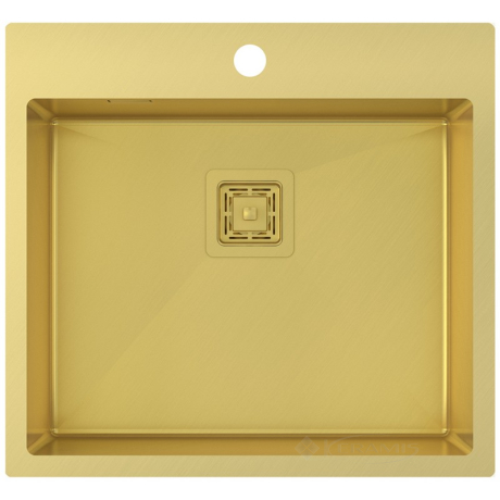 Кухонна мийка Aquasanita Aira 550x510x200 золота (AIR100N-G)
