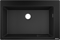 кухонна мийка Hansgrohe S510-F660 GS 77x51x20,5 чорний графіт (43313170)