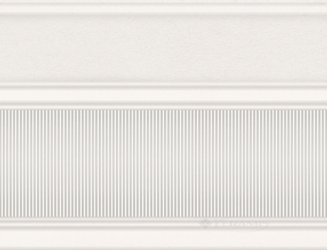 Фриз Интеркерама Arte 17,5x23 широкий белый (БШ 132 061)