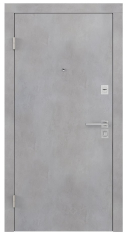 дверь входная Rodos Basic 960x2050x83 бетон бежевый/сосна крем (Baz 001)