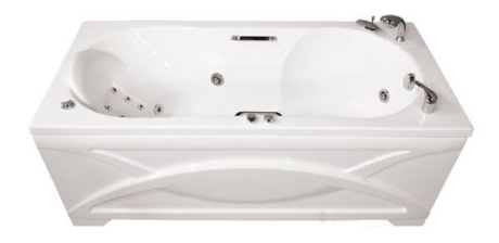 Акрилова гідромасажна ванна ЛАГУНА, 1800 x 890 мм