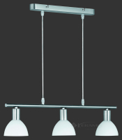 подвесной светильник Reality Dallas, белый, никель матовый, 3 лампы  (R335110307)