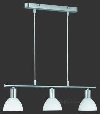 підвісний світильник Reality Dallas, білий, нікель матовий, 3 лампи (R335110307)