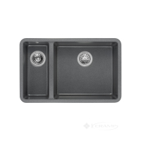 кухонная мойка Granado Under Top Double 70,5x44,5x20 grafito (gr3409)
