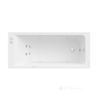 ванна Roca Easy 170x75 з гідромасажем Smart Water Plus + сифон (A24T335000)