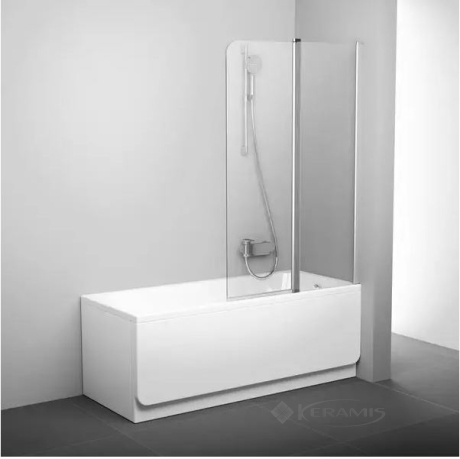 Штора для ванной Ravak CVS2-100R 99x150 стекло transparent (7QRA0C00Z1)