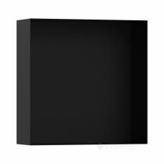 полочка Hansgrohe XtraStoris Minima со встроенной рамой, 300x300x100, черный матовый (56073670)