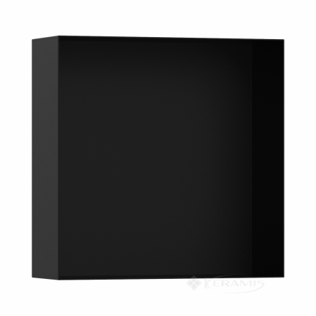Полочка Hansgrohe XtraStoris Minima со встроенной рамой, 300x300x100, черный матовый (56073670)