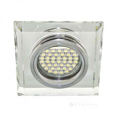 точечный светильник Feron 8170-2 c LED подсветкой серебро (28492)