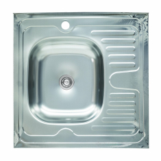 кухонная мойка Platinum 60,5x60,5x12 нержавеющая сталь (SP000000411)