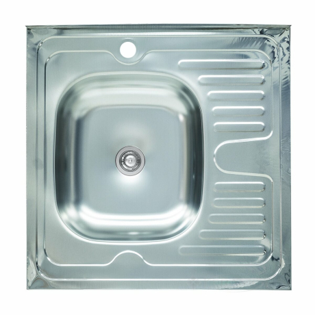 Кухонна мийка Platinum 60,5x60,5x12 нержавіюча сталь (SP000000411)