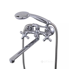 смеситель для ванны Frap поворотный излив, хром (F2225)